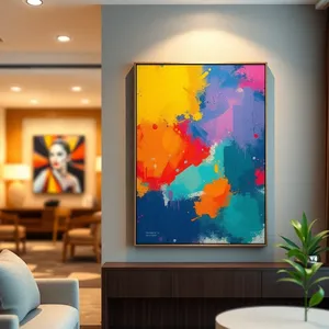 abstract living room mockup example 2